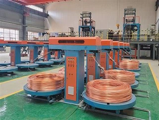 Steypuvél úr koparstöng